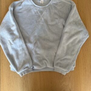 Athleta Girl Light Blue FleeceSweatshirt